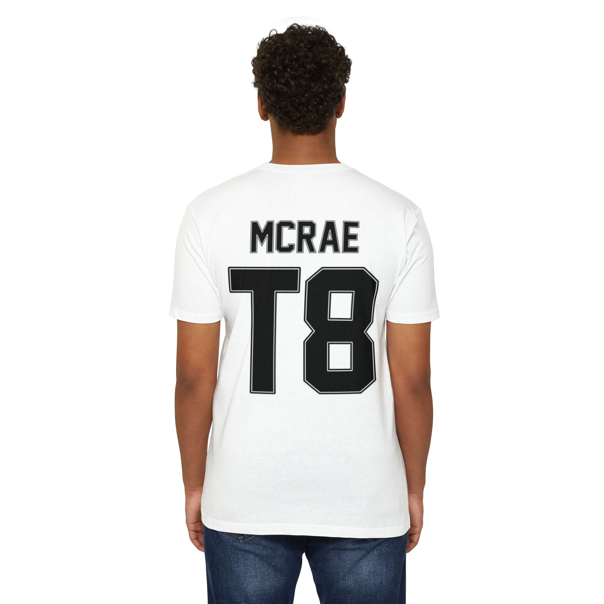 McRae 78 Jersey T-Shirt — Personalized Sports Number Tee